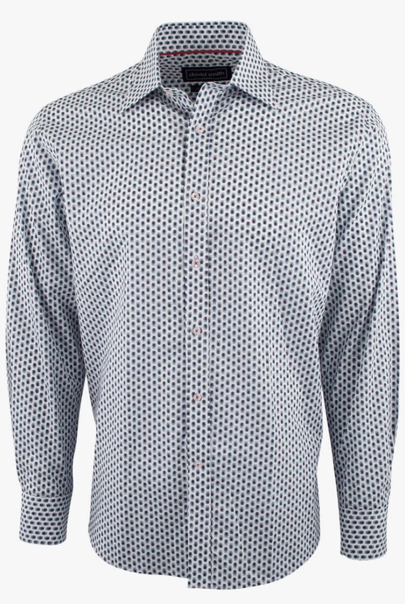 David Smith Australia Splash Palm Shirt - Polka Dot, transparent png download