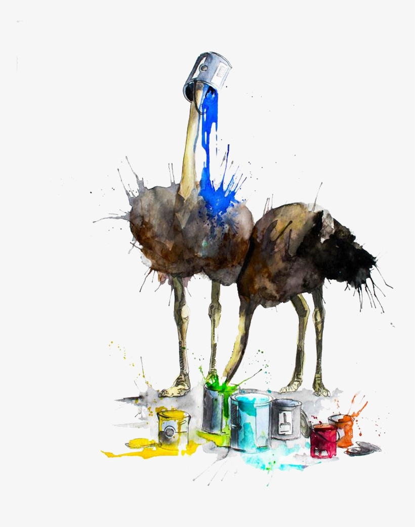 Watercolor Painting Artist Illustration - Philip Grein, transparent png download