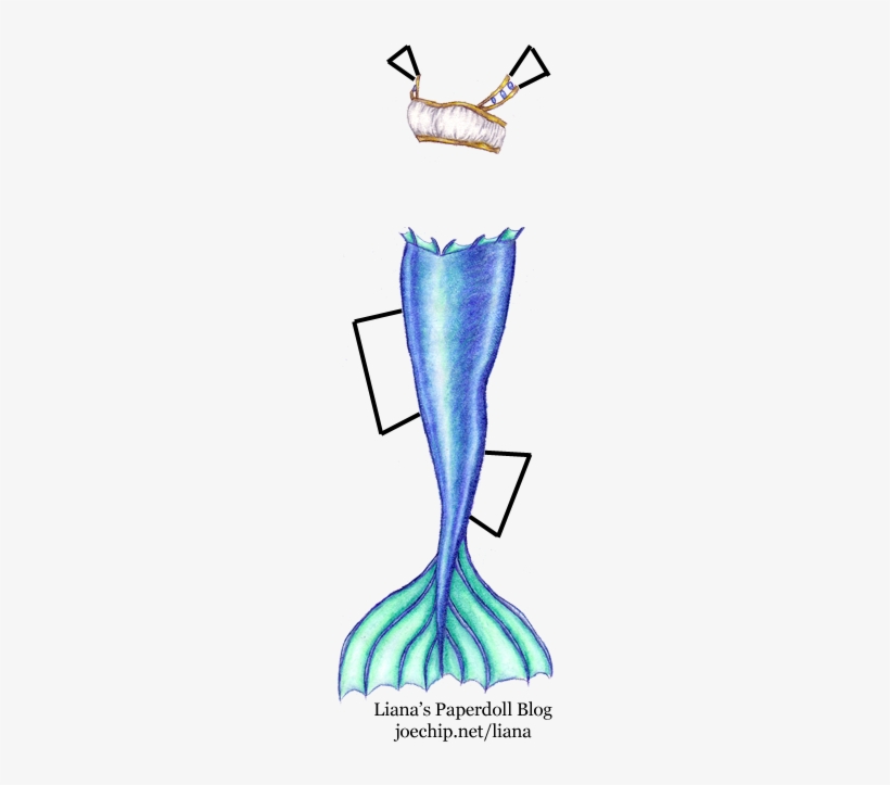 Click For Larger Version - Mermaid Tail, transparent png download