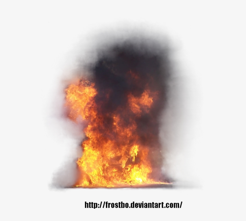 Fire And Smoke Explosion Stock Image - Y My Pp Hard, transparent png download