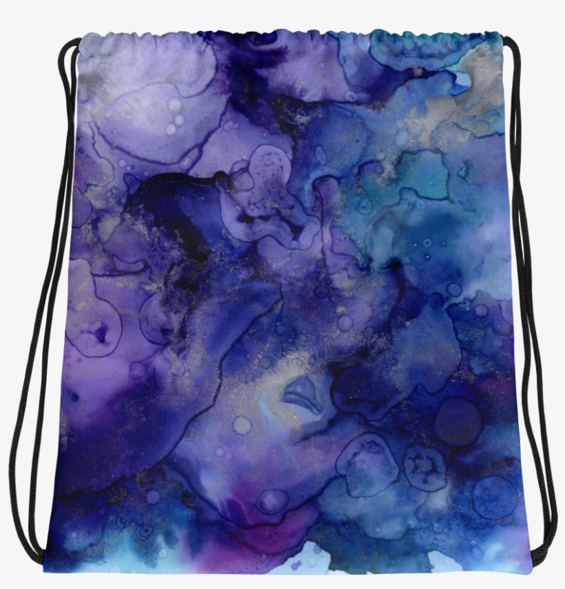 purple drawstring backpack