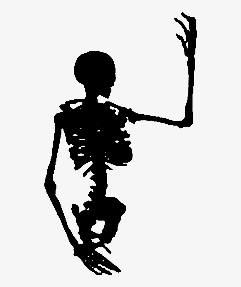 Skeleton Arm Raised Emblem Bo - Emblem, transparent png download