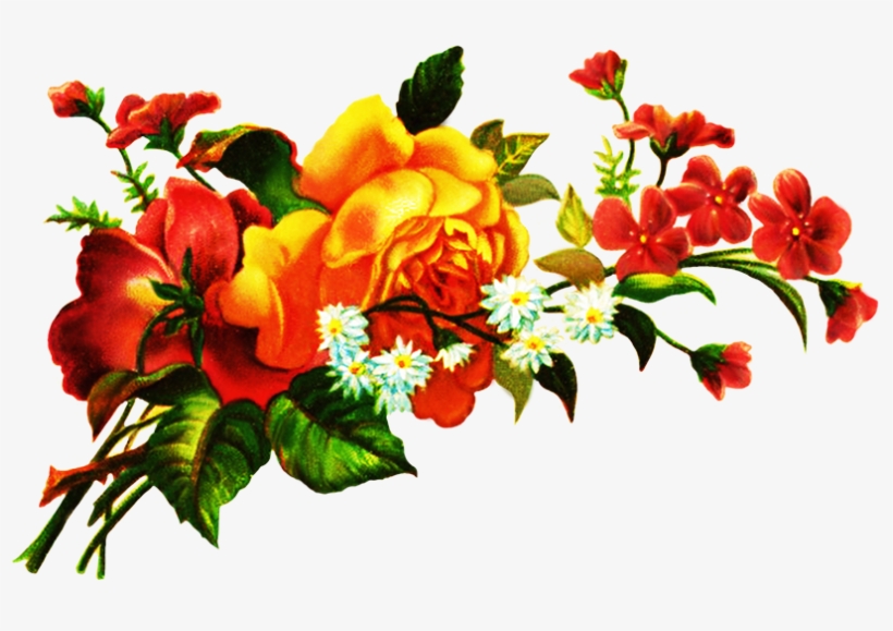 Scrapbooking Flowers Clipart Photo Frame Flower Png Image Transparent Png Free Download On Seekpng