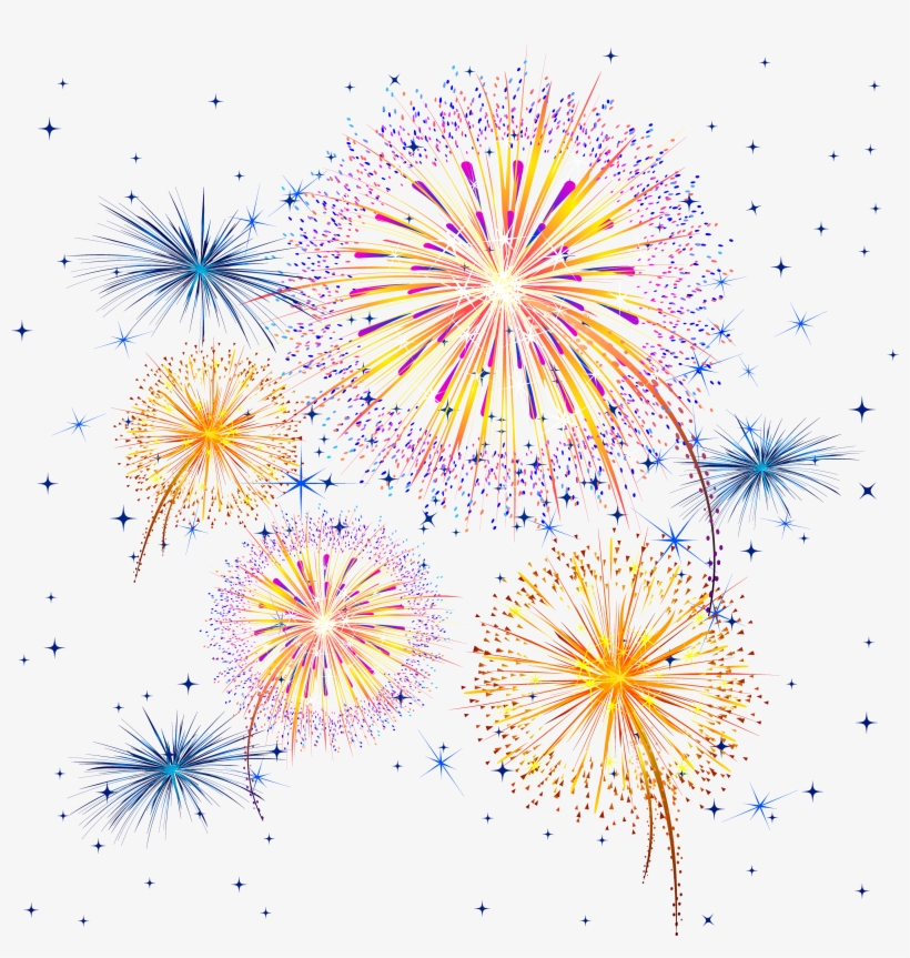 Fireworks Png - Fire Crackers Show Png, transparent png download
