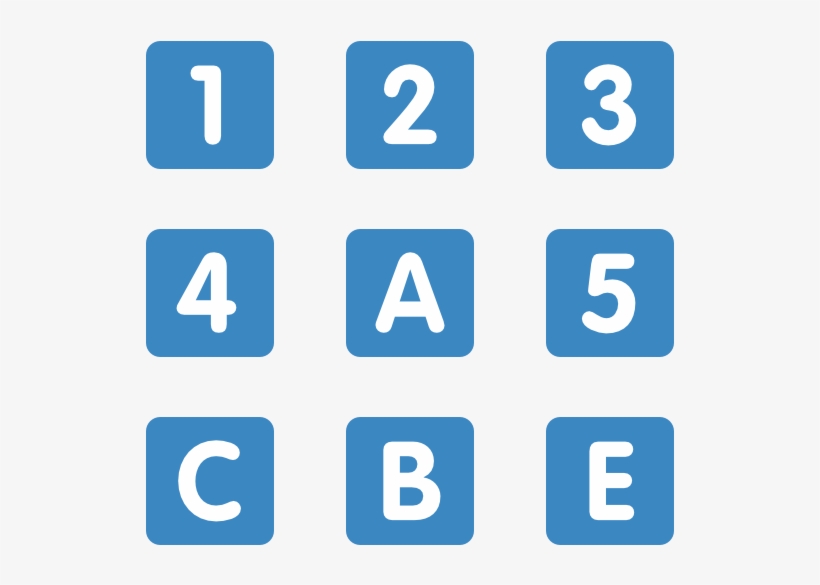 Characters And Numbers - Number Png, transparent png download