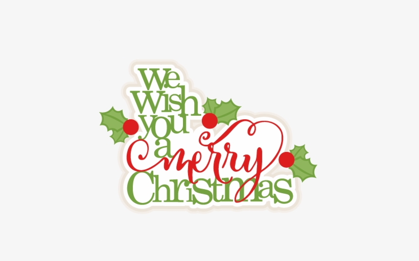 Download We Wish You A Merry Christmas Scrapbook Title Christmas - We ...