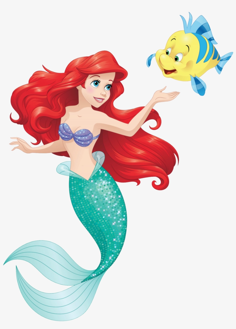 Images Of Ariel From The Little Mermaid - Disney Princess The Little Mermaid Ariel Giant Wall, transparent png download