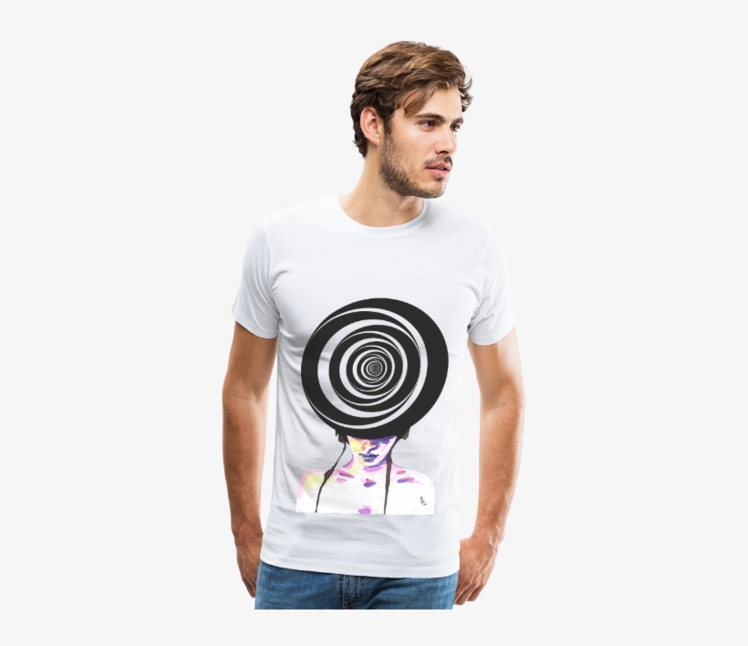 Watercolor Op Art - Spreadshirt T-shirt Wenn Mein Hund Dich Nicht Mag..., transparent png download