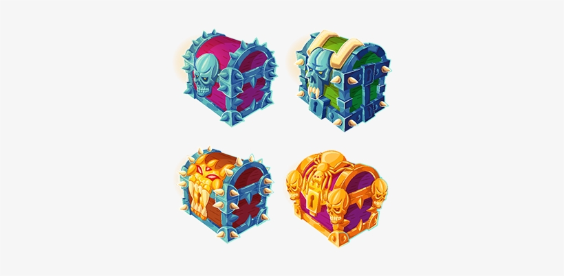 Collection Of Wooden Chests Locked And Bound Iron, - Antique, transparent png download