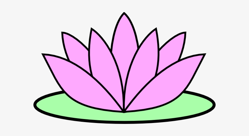 Pink Lotus Flower Svg Clip Arts 600 X 369 Px, transparent png download
