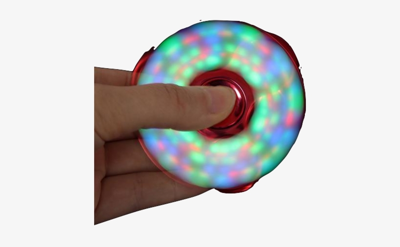Free Led Light Fidget Spinner - Fidget Spinner, transparent png download
