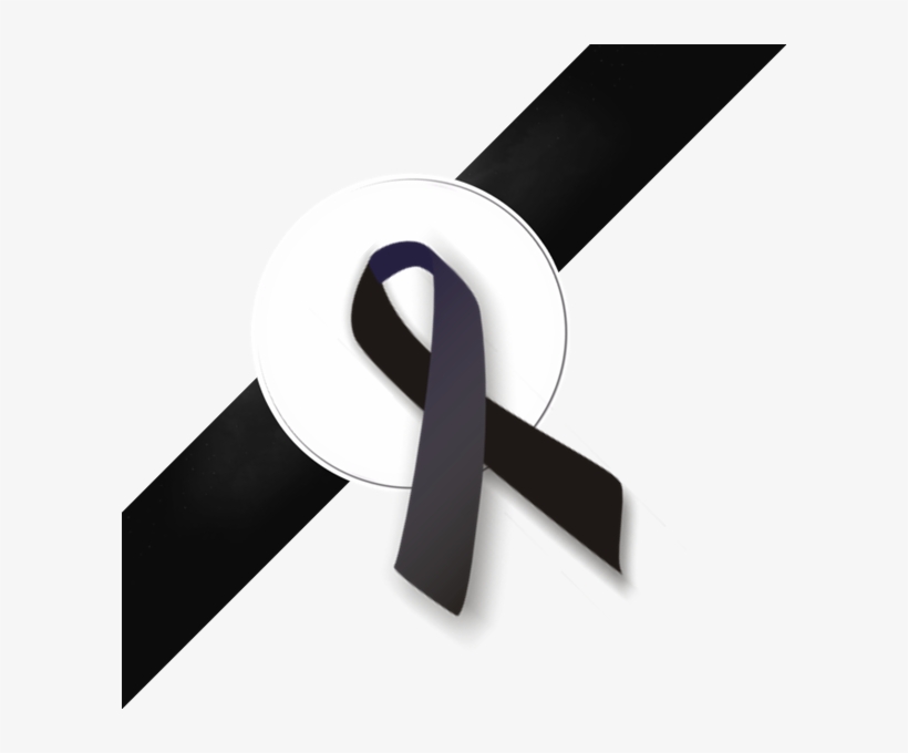 Black Ribbon Top Left - Black Ribbon Png Transparent, transparent png download