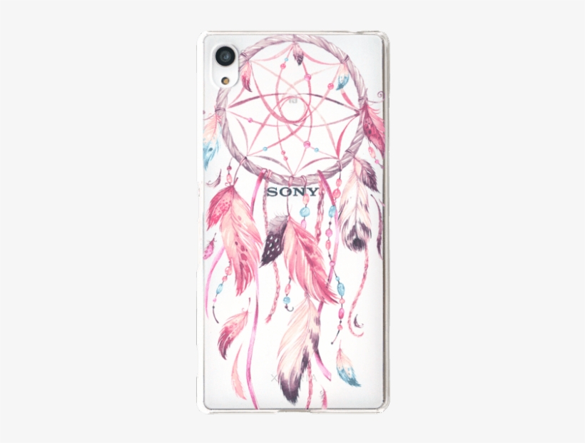 Watercolor Pink Dreamcatcher Feather Dream Catcher - Dream Catcher Wall Painting, transparent png download