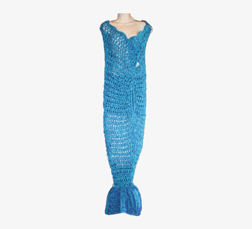Knit Mermaid Tail Blanket - Crochet, transparent png download
