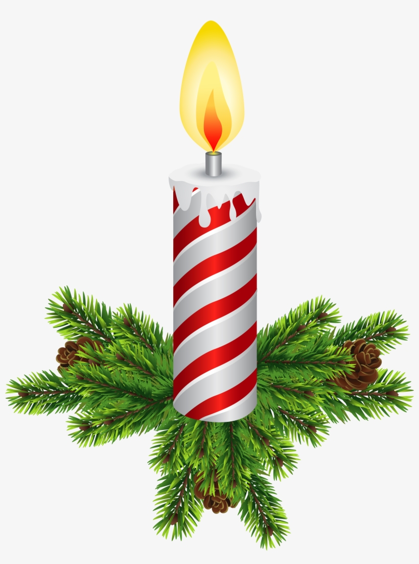 Clip Art Black And White Library Candles Transparent, transparent png download