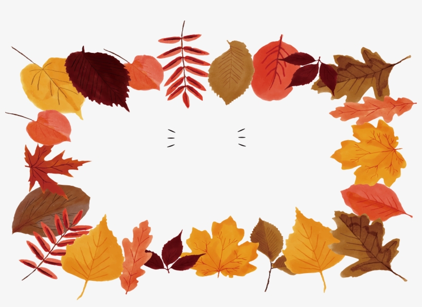 Fall Watercolor Png - Leaves Autumn Watercolor Png, transparent png download
