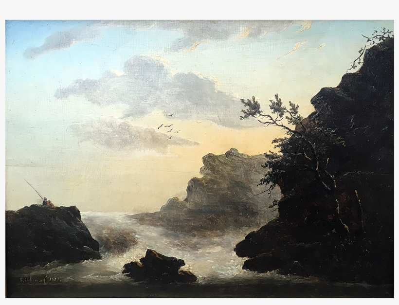 German American Romantic Painting - Portable Network Graphics, transparent png download
