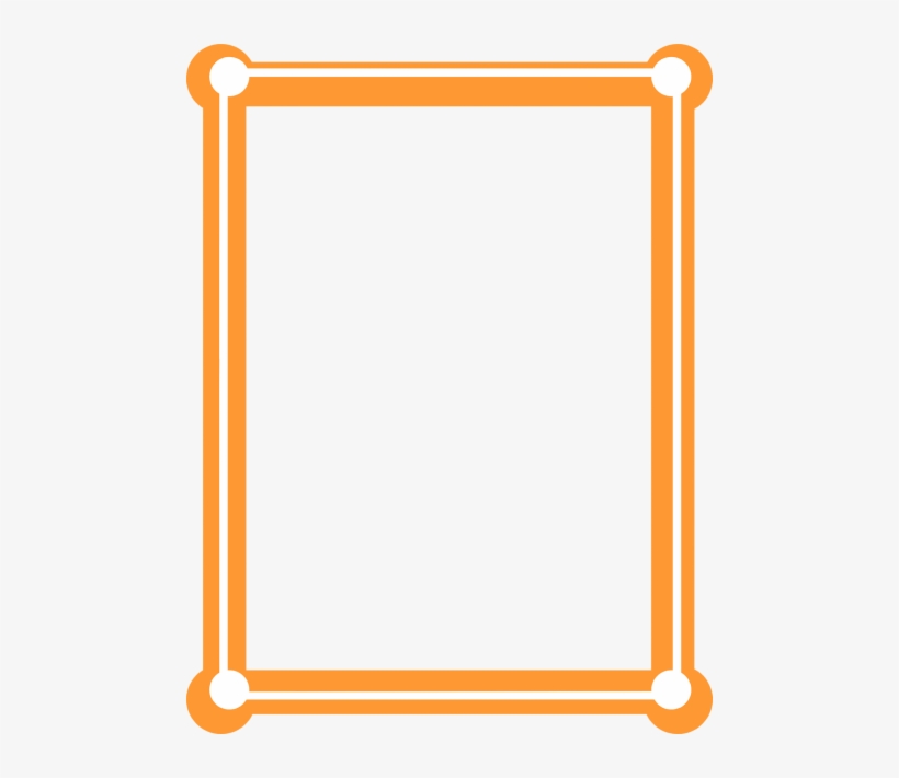Free Png Orange Border Frame Png Images Transparent - Orange Border Png, transparent png download