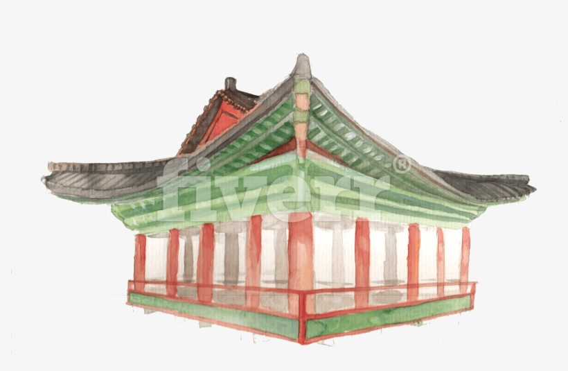 Chinese Architecture, transparent png download