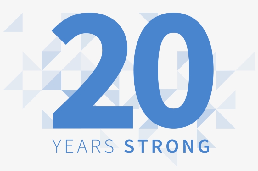 Birthday Logo For 20 Years Of Gnome - Number, transparent png download