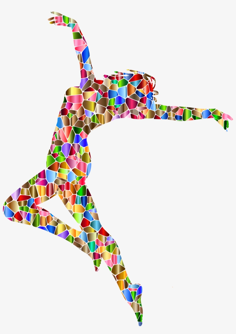 Girl Dance Png Clipart - Woman Silhouette Abstract Png, transparent png download