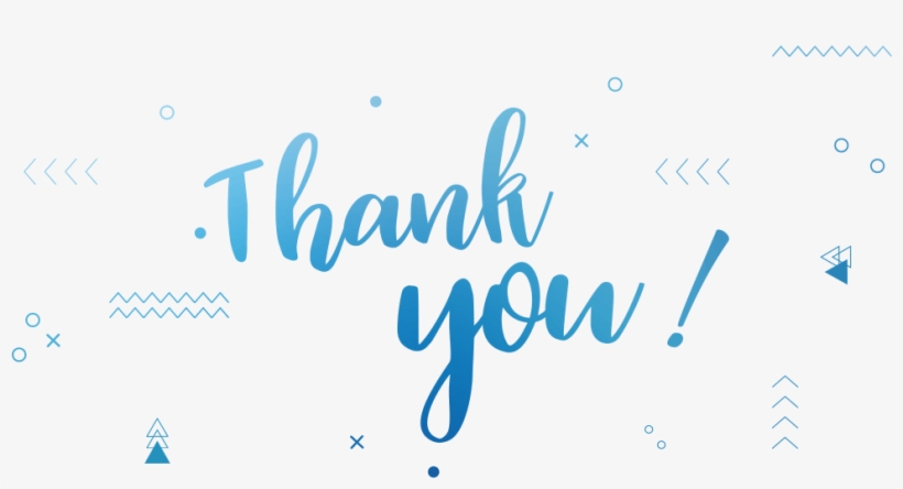 Thank You - Calligraphy, transparent png download