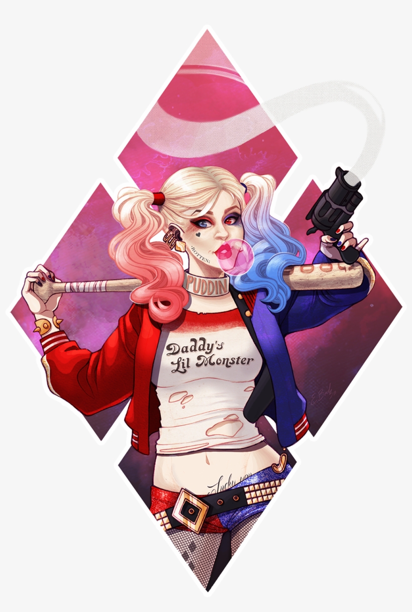 Puddin'love Me Some Harley Quinn And Wanted To Take - Film, transparent png download