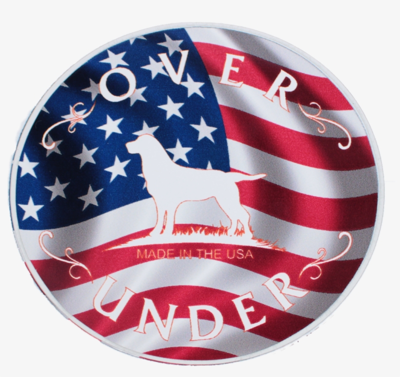 Americanflag V=1537467685 - Over Under Original Logo Stickers-american ...