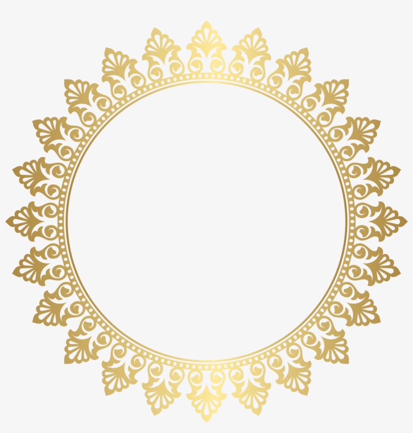 Round Border Frame Clip Art Png Image, transparent png download