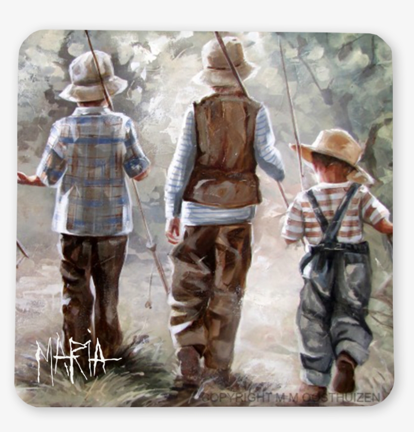 Mco14091 On A Fishing Trip - Painting, transparent png download