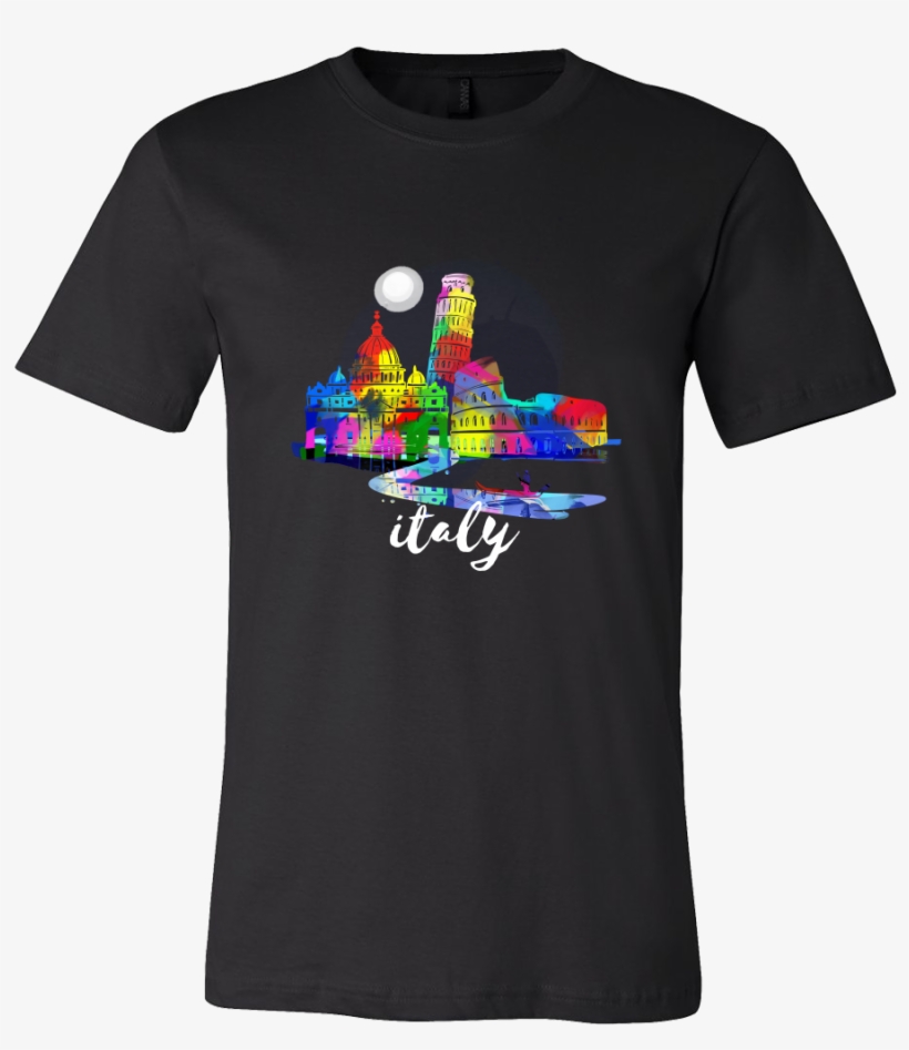 Italy Skyline Watercolor Sunset Love Everything Italian - Jawbreaker T Shirt, transparent png download