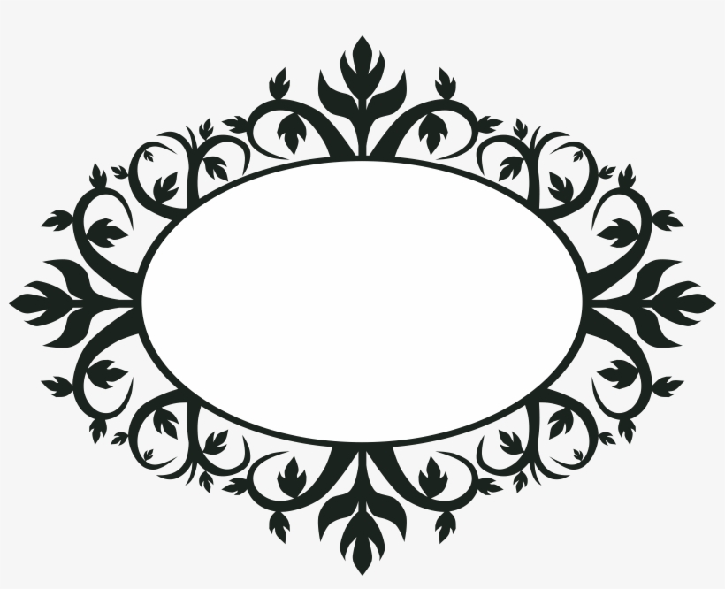 Ornament Oval Frame By Jokantola - Vintage Shapes Png, transparent png download