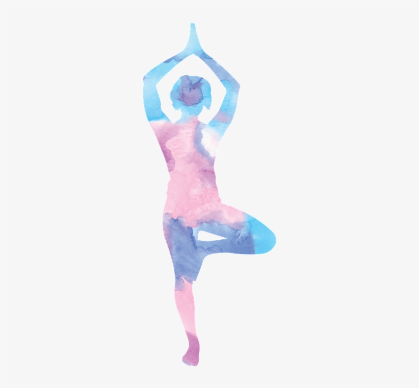Watercolor Yoga Png - ! 5'x7'area Rug, transparent png download