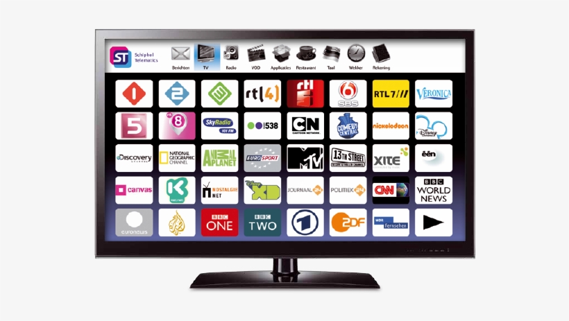 St Introduces Ip Tv At Schiphol At Schiphol Telematics - Iptv, transparent png download