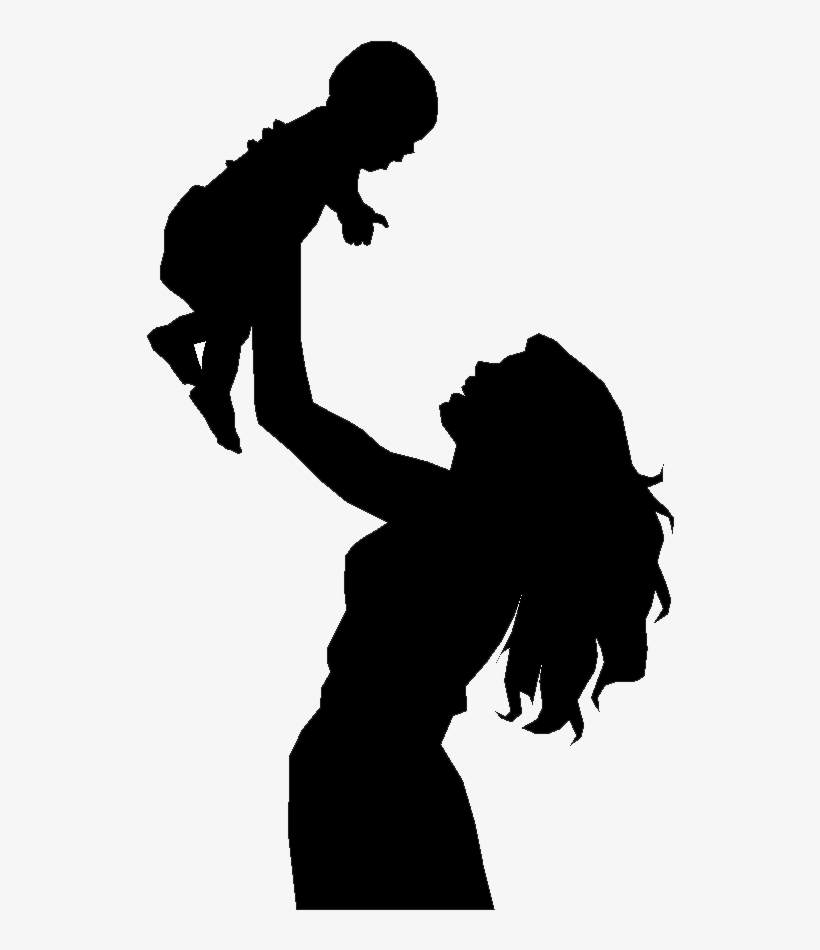 Mom Silhouette Png - Happy Womens Day Quotes, transparent png download