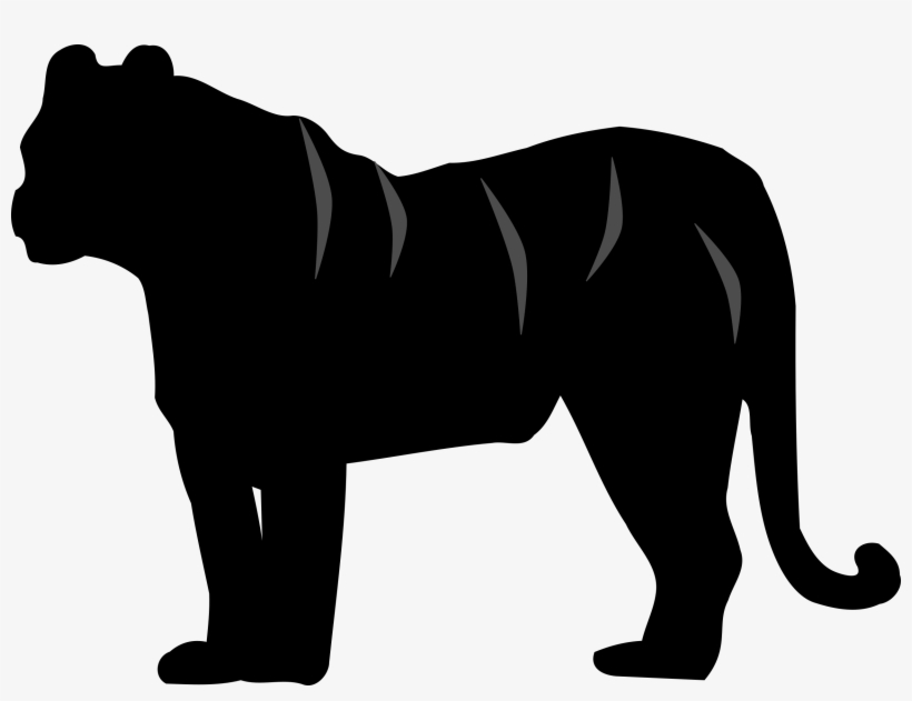 Tiger Png Royalty Free - Tiger Clipart Black, transparent png download