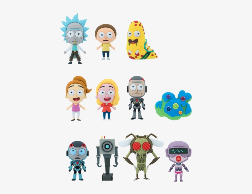 Rick & Morty Series - Rick And Morty Keyring, transparent png download