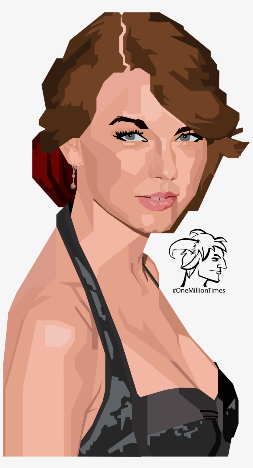 Taylor Swift Skintone Wpap - Taylor Swift, transparent png download