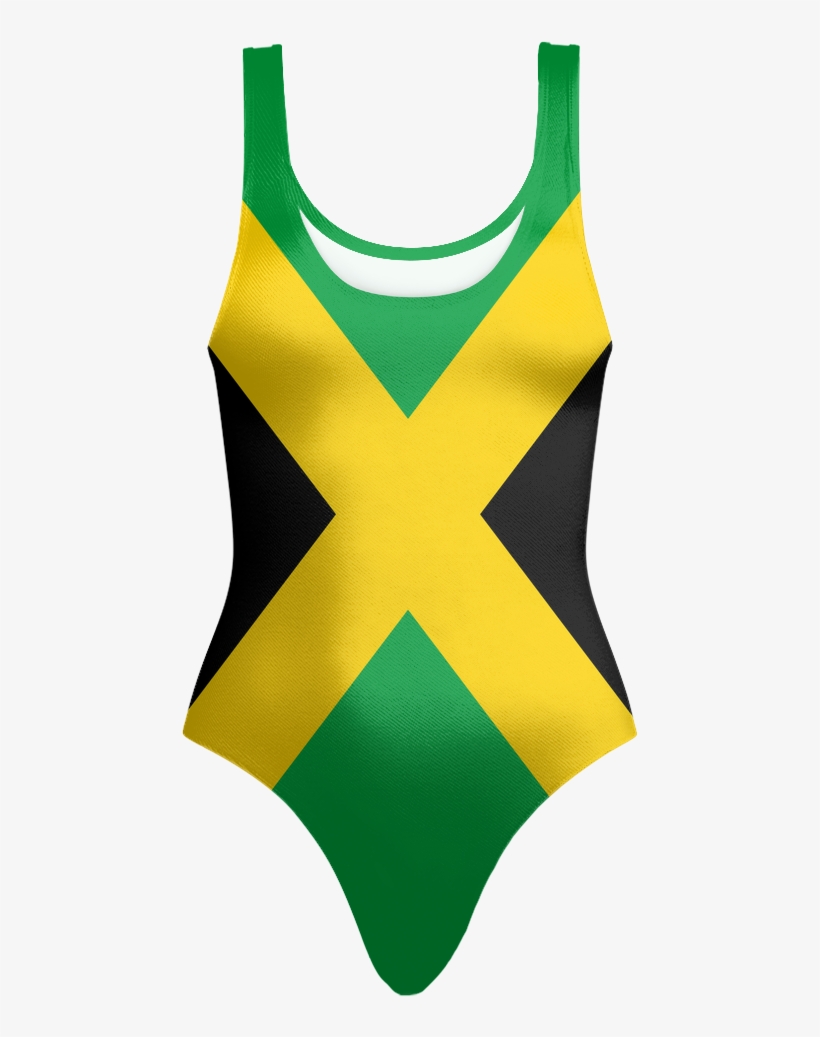 Jamaican Flag Swimsuit - Clothing, transparent png download
