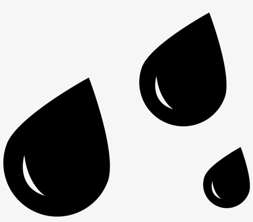 Rain Drops - - Rain Drops Icon Png, transparent png download