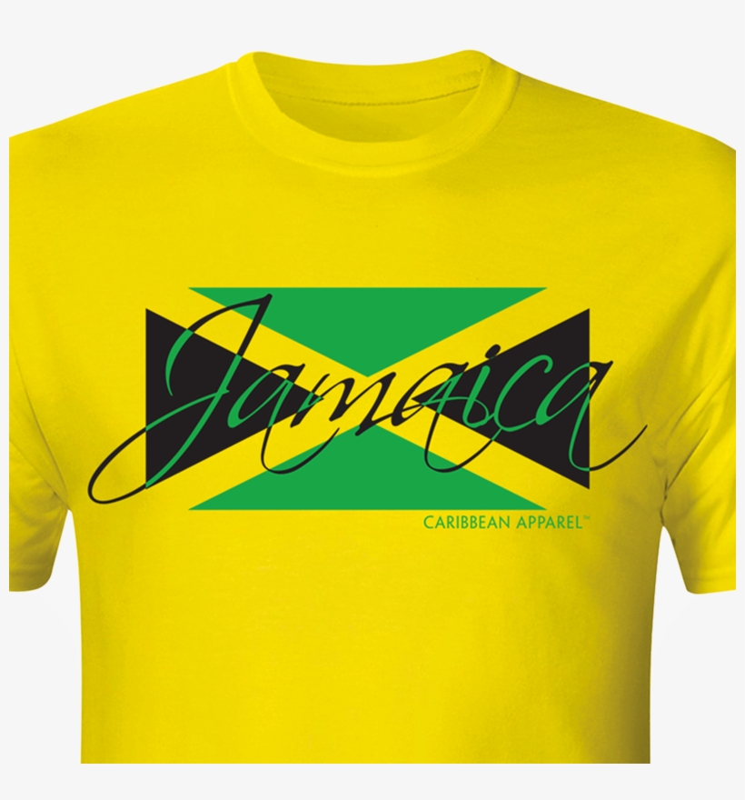 Jamaica Flag Tshirt - Flag Of Jamaica, transparent png download