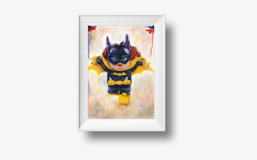 Batgirl Print - Tapestry, transparent png download