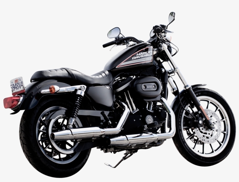 Harley Davidson Black Color Motorcycle Bike Png Image - Triumph Bonneville T100 2005, transparent png download