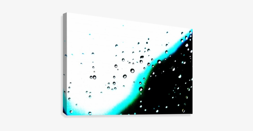 Raindrops 3 Canvas Print - Illustration, transparent png download
