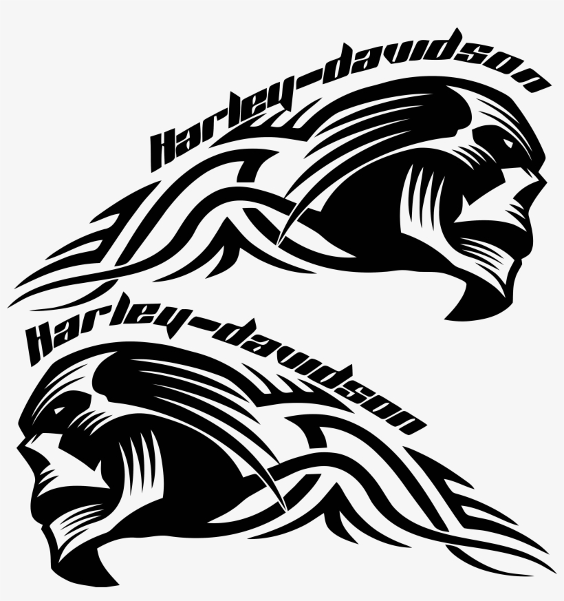 #harleydavidsonboots - Stencil Airbrush Harley Davidson, transparent png download
