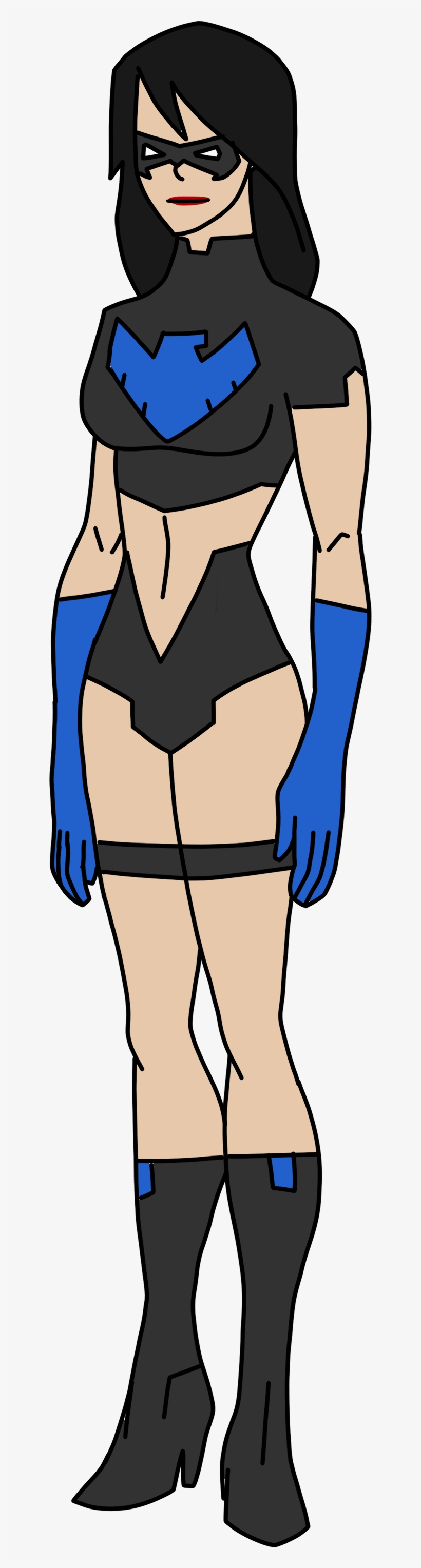 Nightwing Batman Art Drawing - Drawing, transparent png download