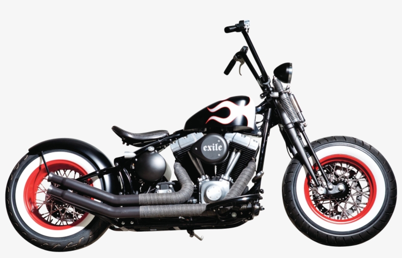 Harley Davidson Black Motorcycle Bike Png Image - Chopper Harley Davidson Bike, transparent png download