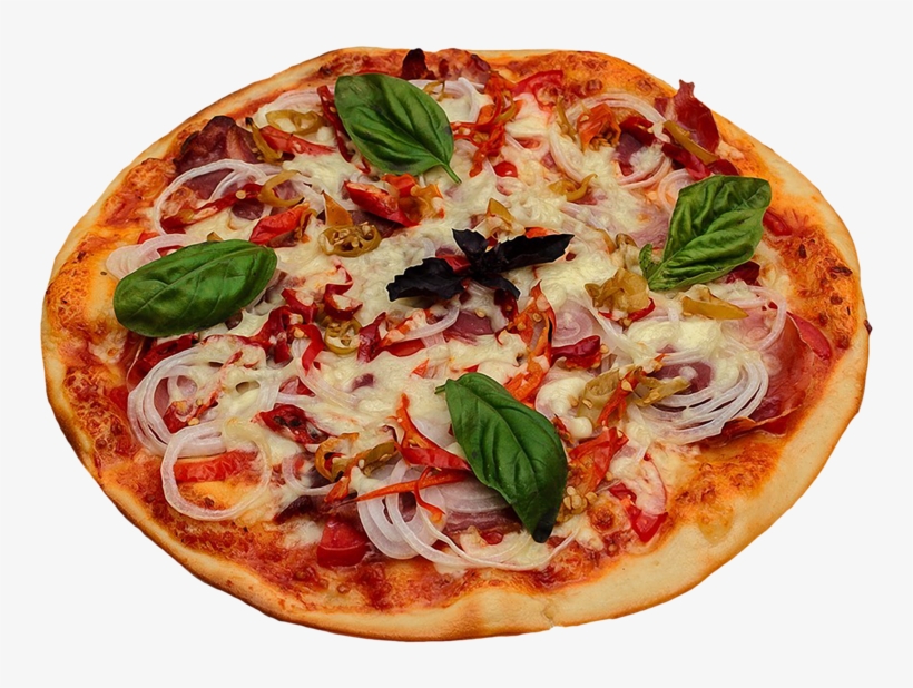 Italian Pizza On A Transparent Background - Italian Pizza Transparent Background, transparent png download