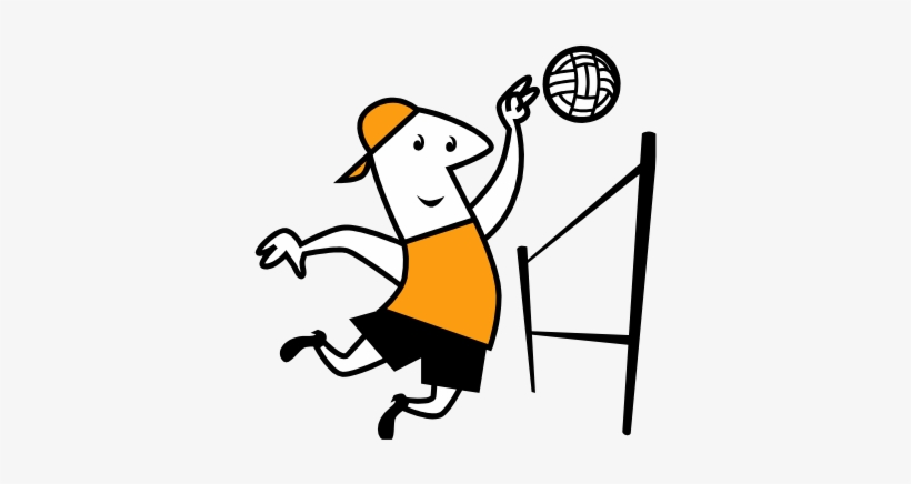 Volleyball Player Clipart - Beach Volleyball Clipart Png, transparent png download