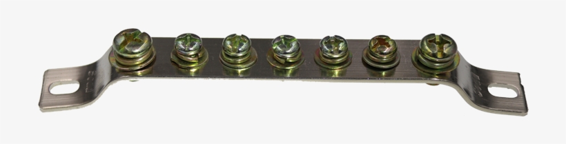 7 Hole Ground Row 2*20mm Grounding Copper Ground Wire - Lever, transparent png download